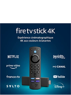 Image Fire TV Stick 4K avec tél...